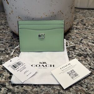 Coach Pale Pistachio Card Holder